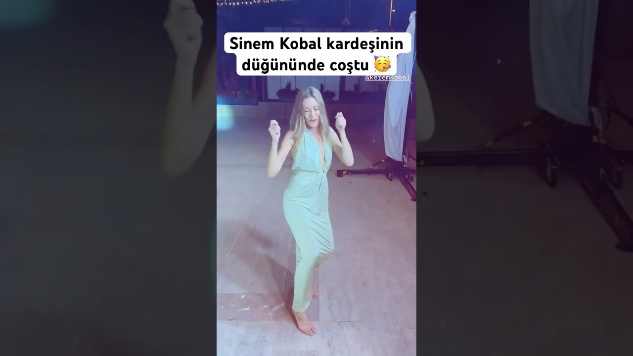 Sinem Kobal’ın kardeşi Kerem Kobal evlendi 