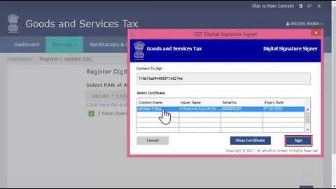 How to Update DSC on GST portal | Renew Digital Signature on GST Portal |