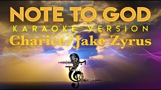 Charice / Jake Zyrus - Note To God (W/Backing Vocals) KARAOKE