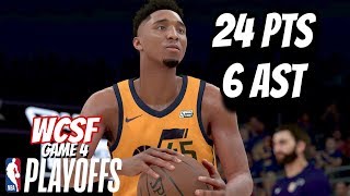 Donovan Mitchell Full Highlights vs Rockets (05.06.2018) 2018 Playoffs WCSF Game 4 NBA 2K18