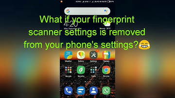 What to do if fingerprint sensor setting is missing from Phones settings✓✓🔥🔥🔥🔥