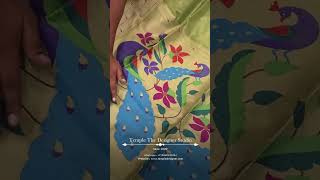 Saree Code - TTDS3176Saree Name - Chanderi Silk SareeBlouse - Running B | templedesigner.com