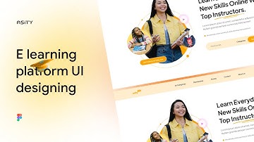 E Learning platform designing 🔥 Timelapse & Showreel 🔥