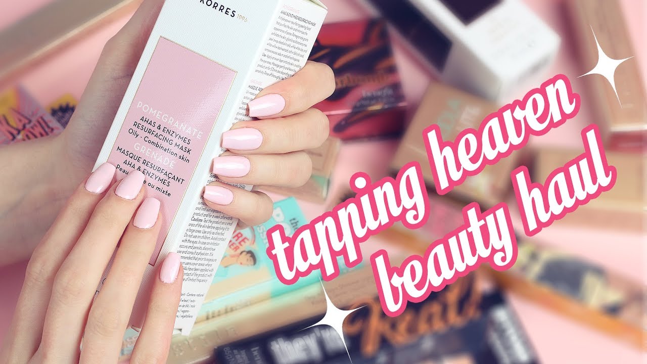 Tapping Heaven Beauty Haul! Makeup and Skincare (whisper & tapping)