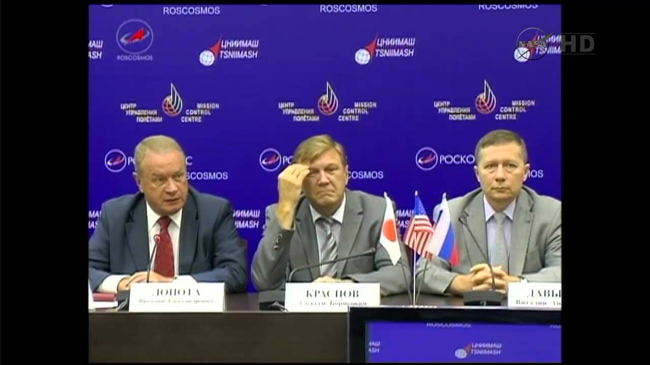 Expedition 32/33   Soyuz TMA-05M Post Docking News Conference