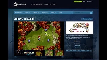 Suddenly Chrono Trigger is on steam