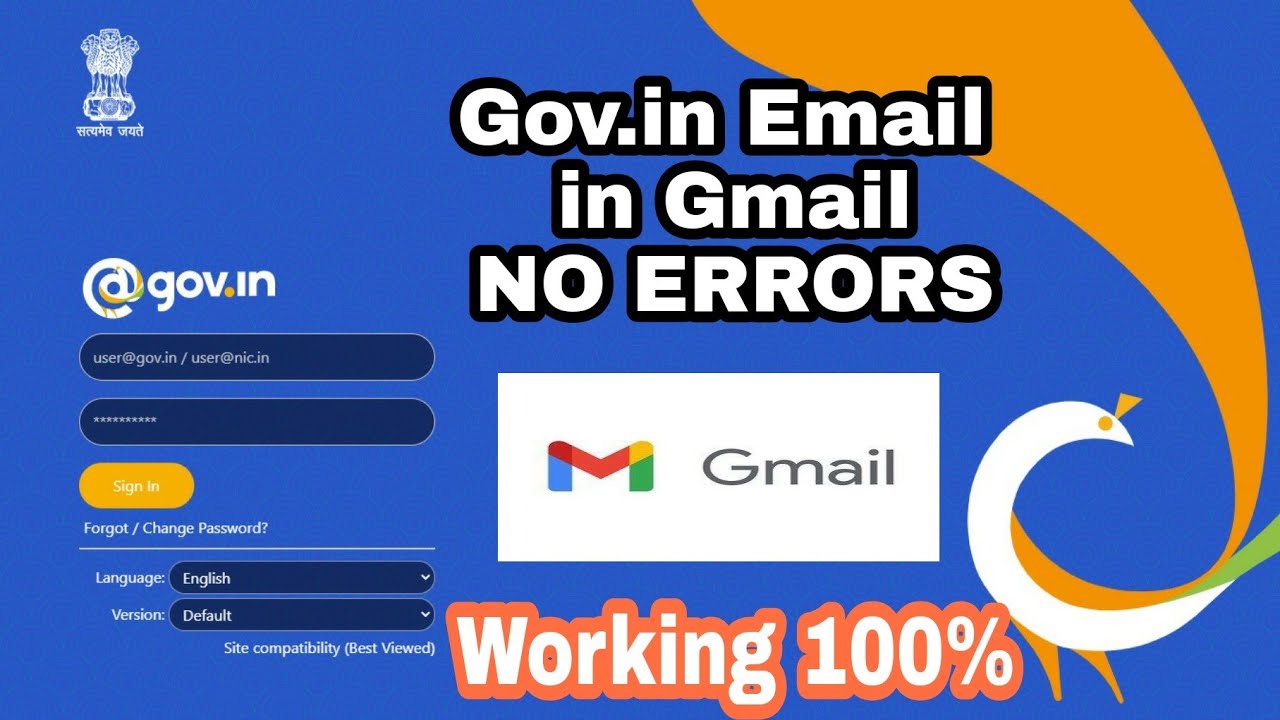 Configure NIC/Gov.in Email in GMail App Easy tutorial YouTube