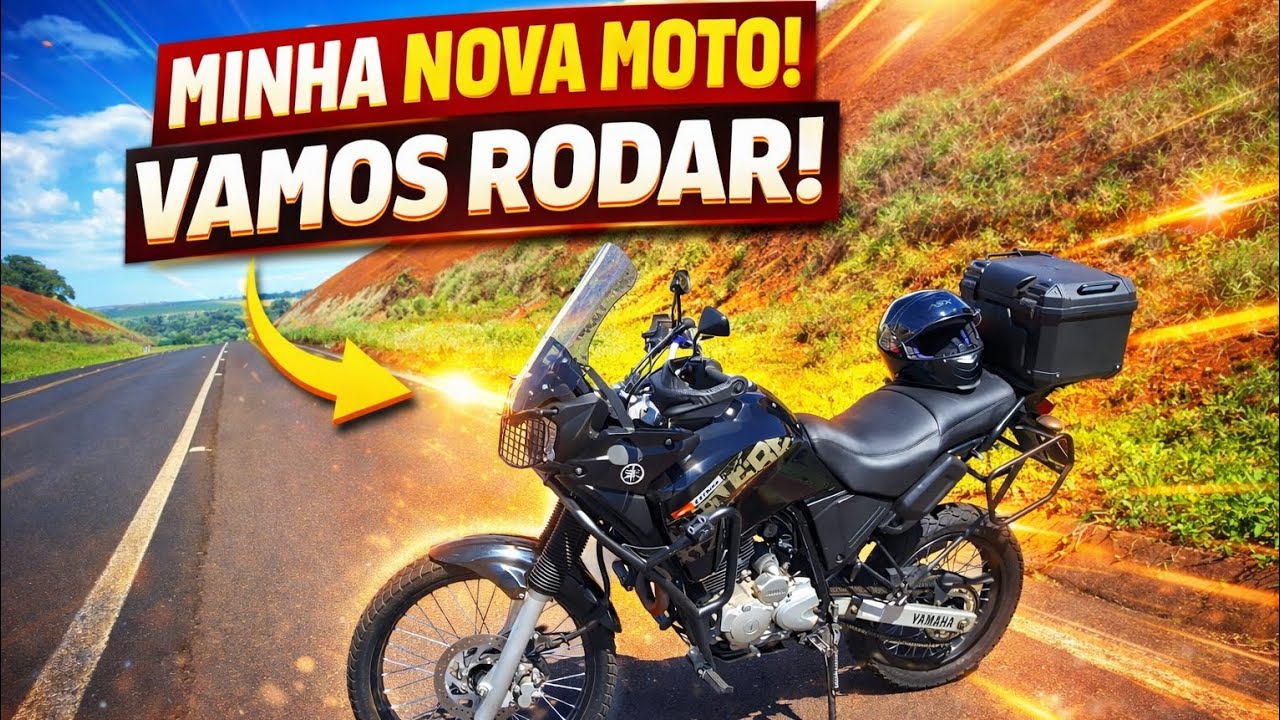 Apresento a vocês minha nova moto yamaha tenere 250