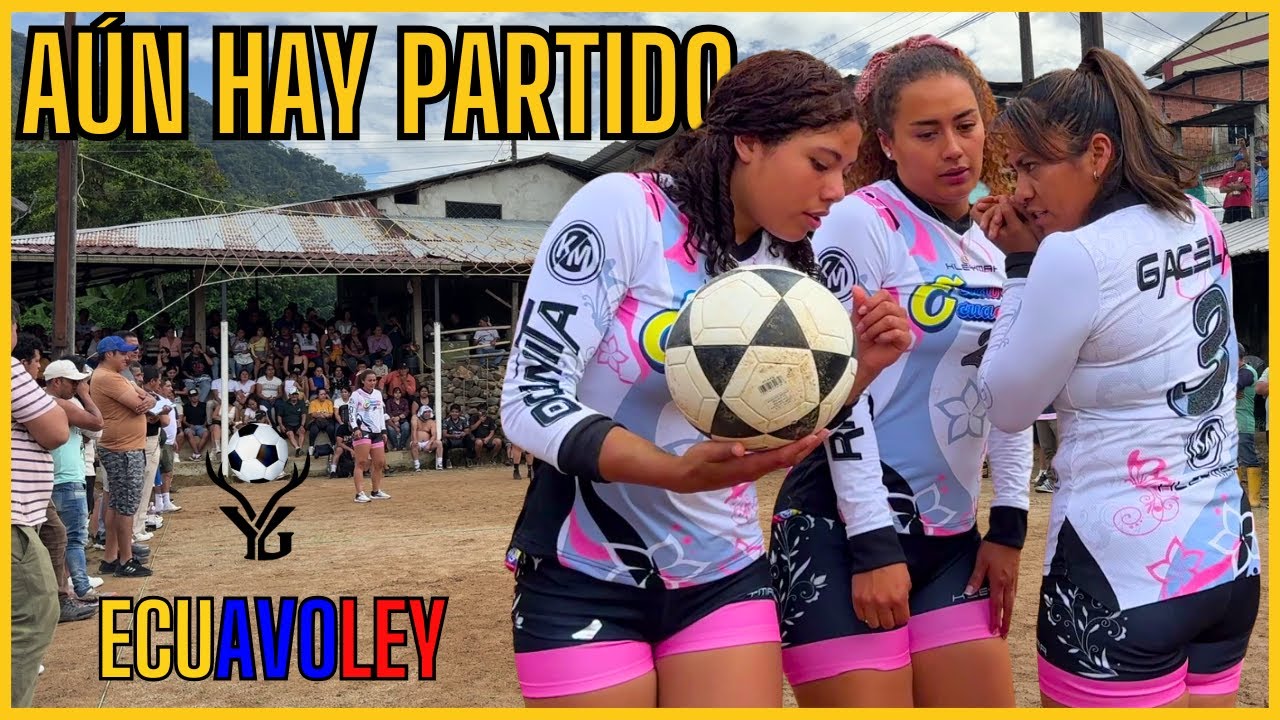 Así se vive el ECUAVOLEY 😱🏐 Mujeres vs Hombres con casa llena 