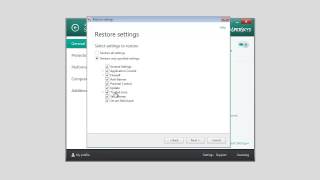 How to restore Kaspersky Internet Security 2014 to its initial state