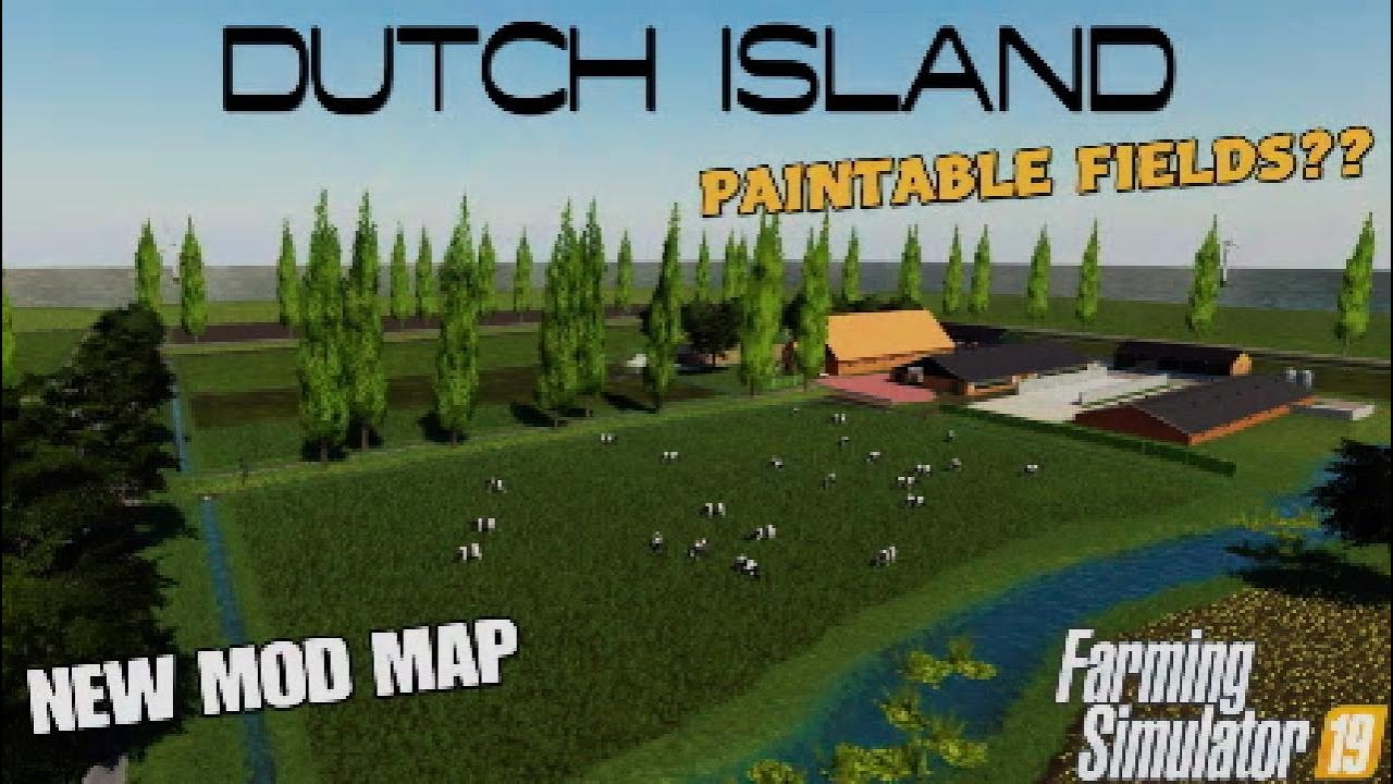 "DUTCH ISLAND" New Mod Map Tour/Review on Farming Simulator 19 (Console) PS5 | PS4 | FS19