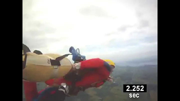 Skydiving: Temporary baglock malfunction from spring loaded pilot chute hesitation