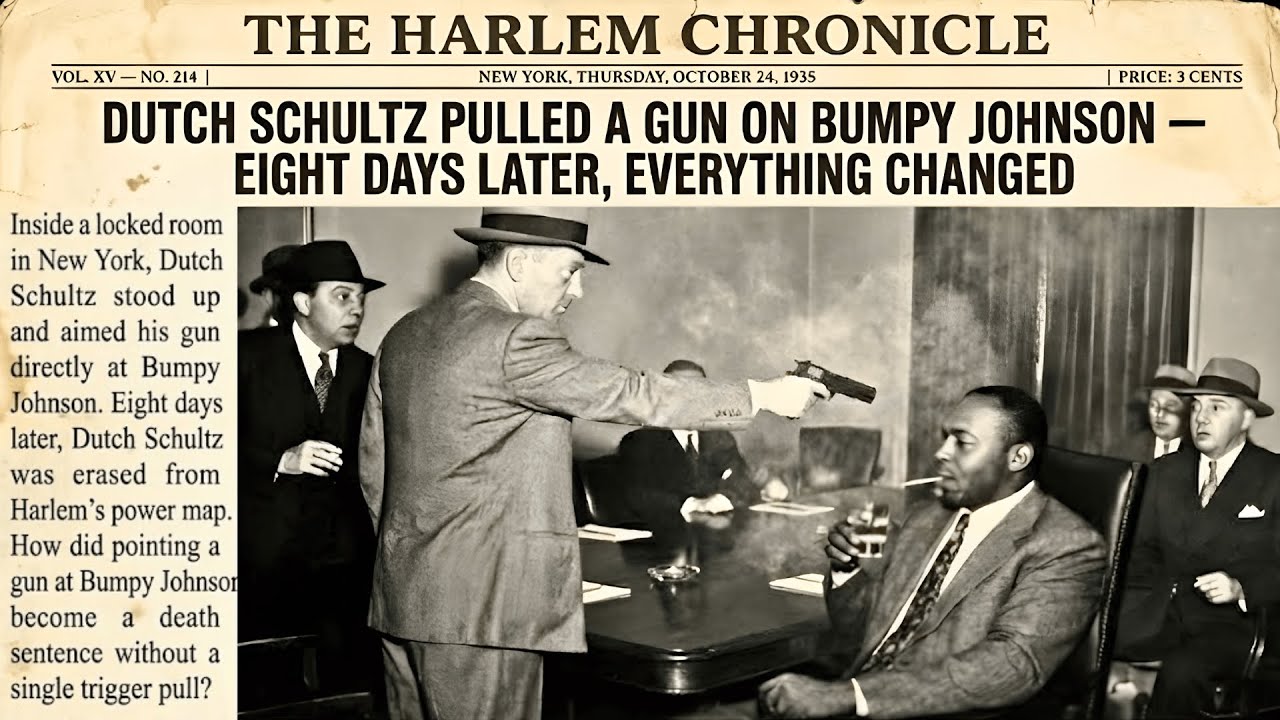 1935: Dutch Schultz Pulled a Gun on Bumpy Johnson — 8 Days Later, He Was Erased