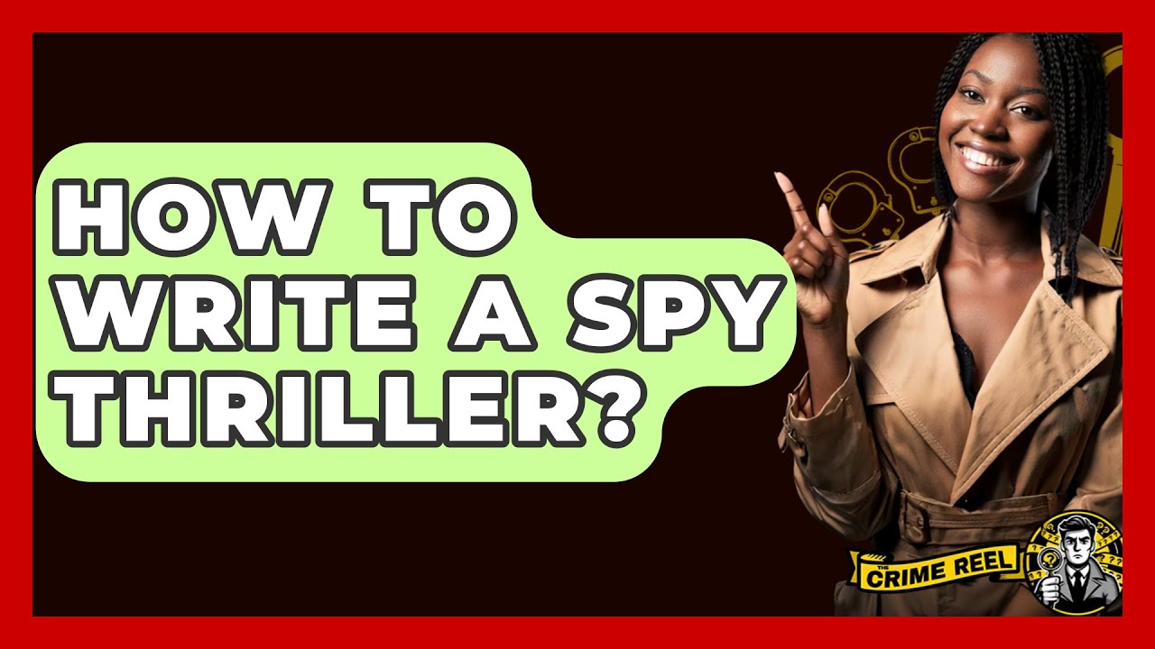 How To Write A Spy Thriller? - The Crime Reel