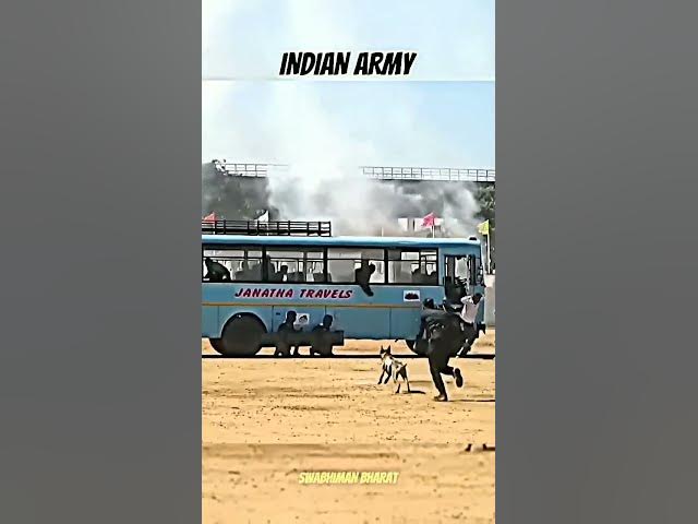 Indian Army Bus Hijack Drill 🤯 | Indian Army Sigma Rule 😎 | #shorts #indianarmy #drill #army