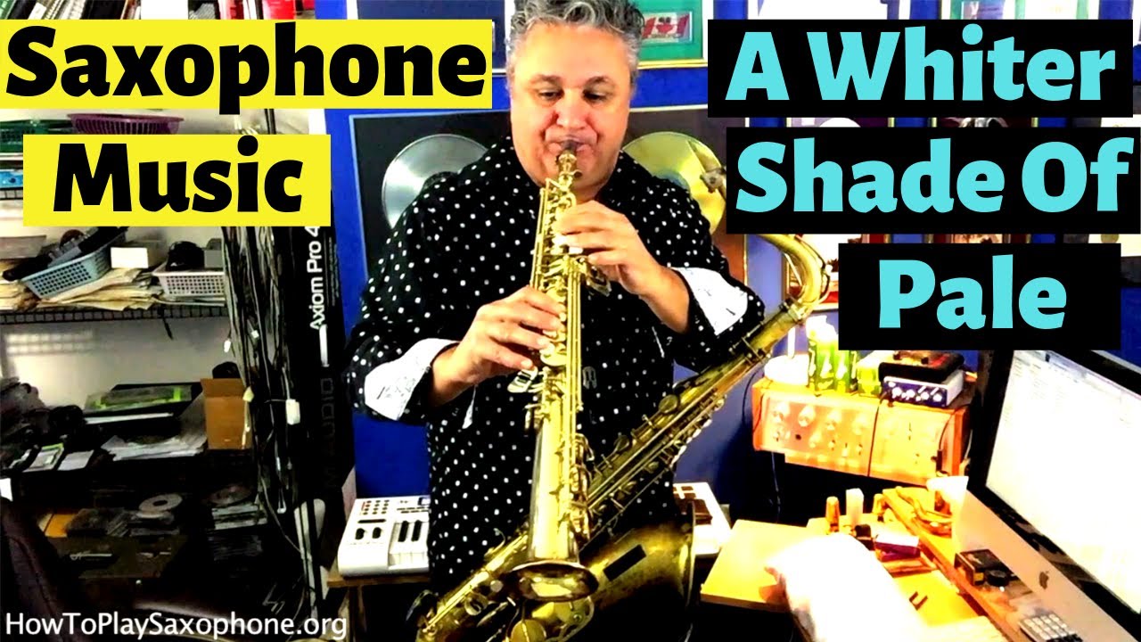 A Whiter Shade of Pale Saxophone Music \u0026 Backing Track Download