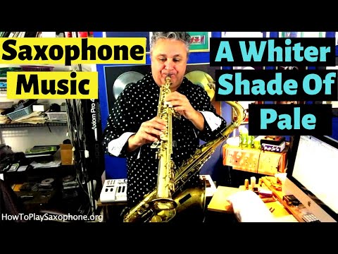 A Whiter Shade Of Pale Saxophone Music Backing Track Download