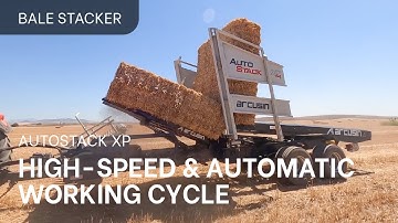 Save time and labor costs with this Bale Stacker! | AutoStack XP
