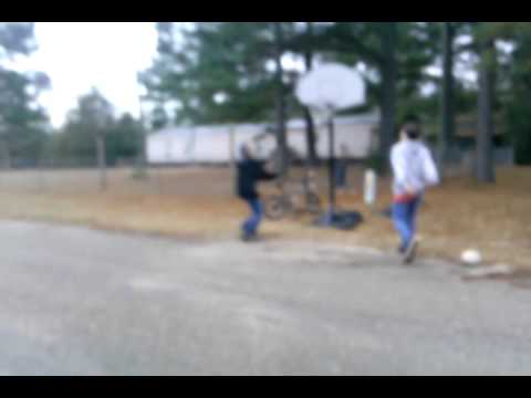 White boys can't dunk (Me and Brandon)