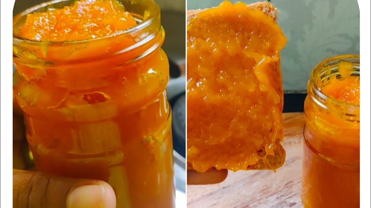 Homemade lickable mango jam without any preservatives