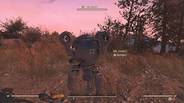 Fallout 76 Random encounter Mr.Bandit tries to rob me