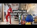 Cutting My Long Hair, Dying Back to Jet Blue for Seoul Fashion Week 2018 | DTV #91