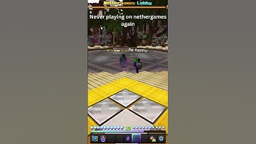 I got banned right after joining Nether Games ☠️