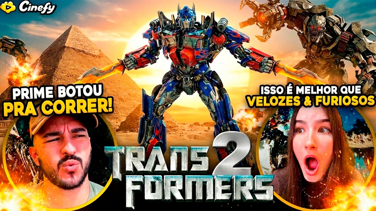 O Optimus Prime Botou o Megatron PRA CORRER