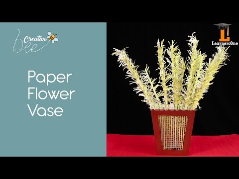 Easy DIY Decorative Ideas | Beautiful Flower Vase Making at Home | LearnersOne