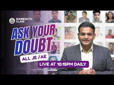 AE/JE: Your Questions Answered  with Strategy LIVE! #rrbje #sscje
