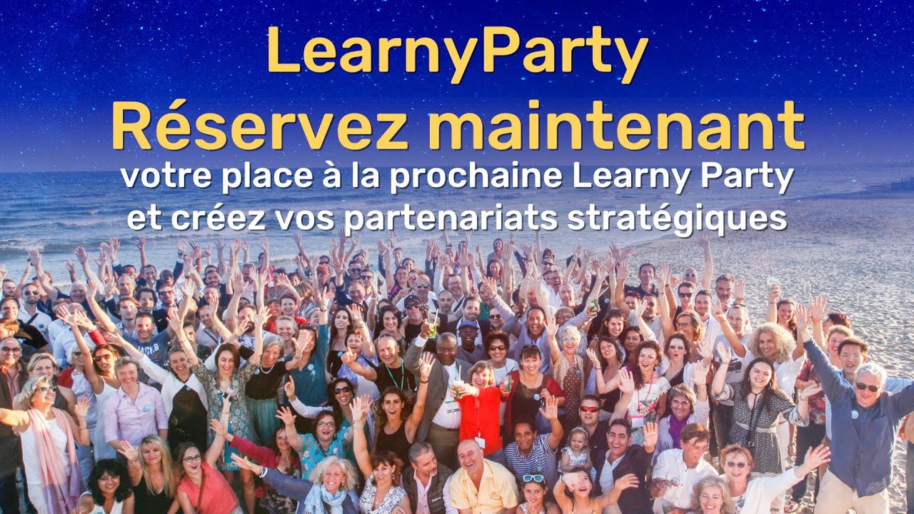 Invitation à la Learny Party 2019, réservez maintenant !