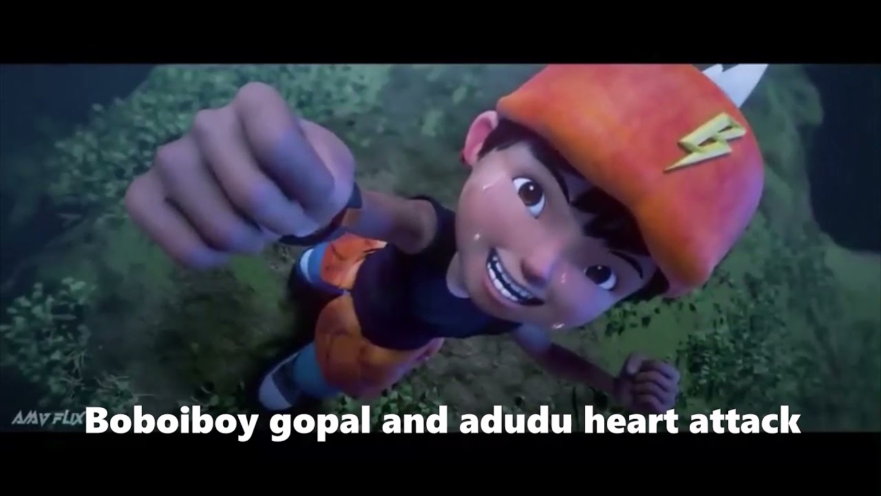 Boboiboy Gopal Adudu and Yaya Ying Alicia Heart attack