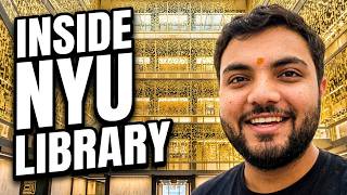 Inside NYU's BOBST LIBRARY | Campus Tour Ep. 3 + NYU Swap Shop 📚