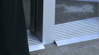Removable Mullion at threshold