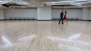 Cross-Step Waltz - Five-Count Grapevine, Inside Turn and Outside Turn