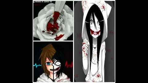 Jeff The Killer vid collage - Badly broken