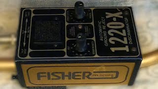 Fisher M-Scope 1220-X Vlf Metal Detector