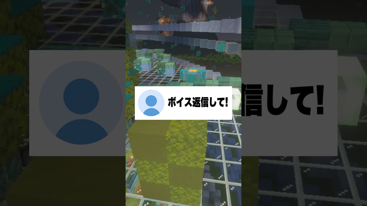 【コメント全てに】ボイス返信します!#マイクラ