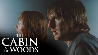 Marty Dana Discover The Library Of Monsters Being Caged The Cabin In The Woods