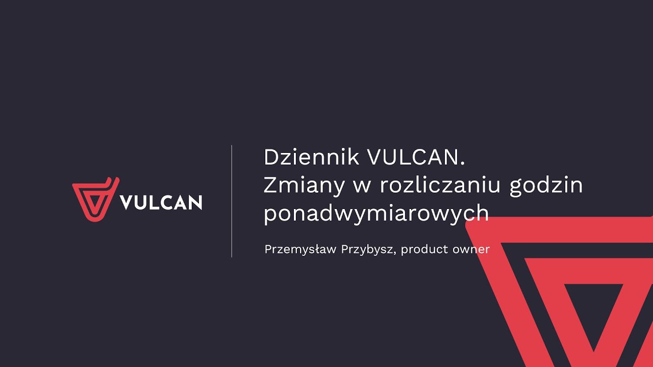 Dziennik VULCAN. Zmiany w rozliczaniu godzin ponadwymiarowych.