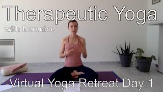 Virtual Yoga Retreat Day 1 - Therapeutic yoga with Berenice screenshot 2