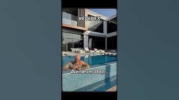 you never stop. No matter how rich u are. Join #evedex link in bio. #workhard #discipline #crypto