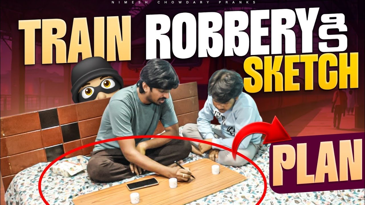 TRAIN ROBBERY PRANK #nimeshchowdarypranks #familypranks #latestviralvideos #latesttrendingvideos