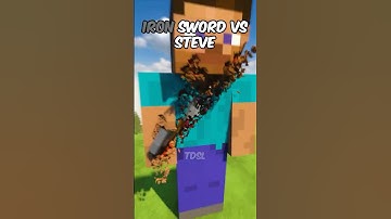 GIGANTIC Sword Versus Steve!!