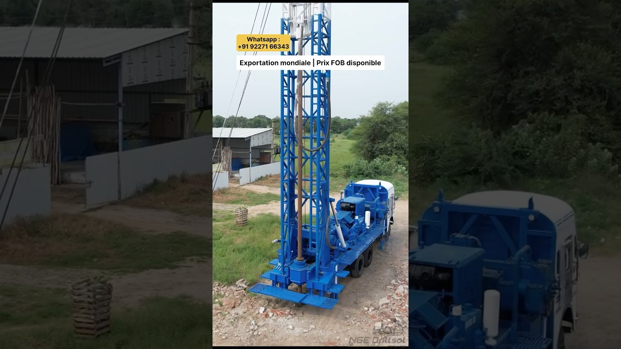 NGDR2000 Truck Mount Rotary Drilling Rig Capable to Drill Upto 700 meters. 