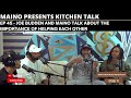 JOE BUDDEN AS A GUEST TALKING THE IMPORTANCE OF HELPING EACH OTHER AND MORE. KITCHEN TALK SNIPPET.