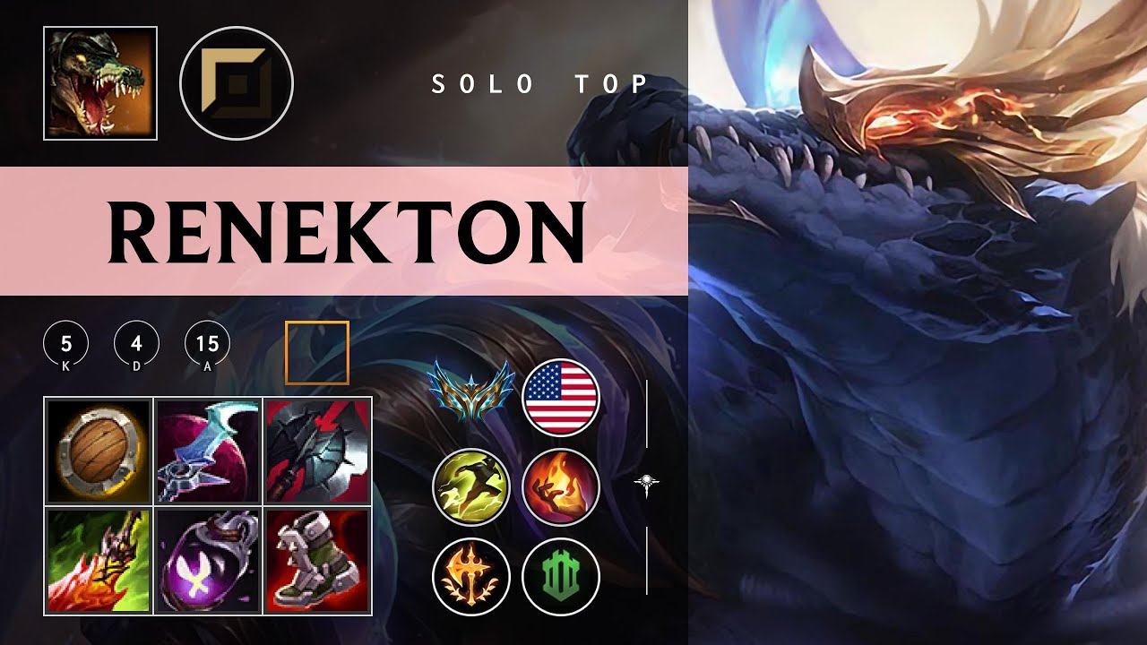 Renekton Top vs Singed - NA Challenger Patch 26.03