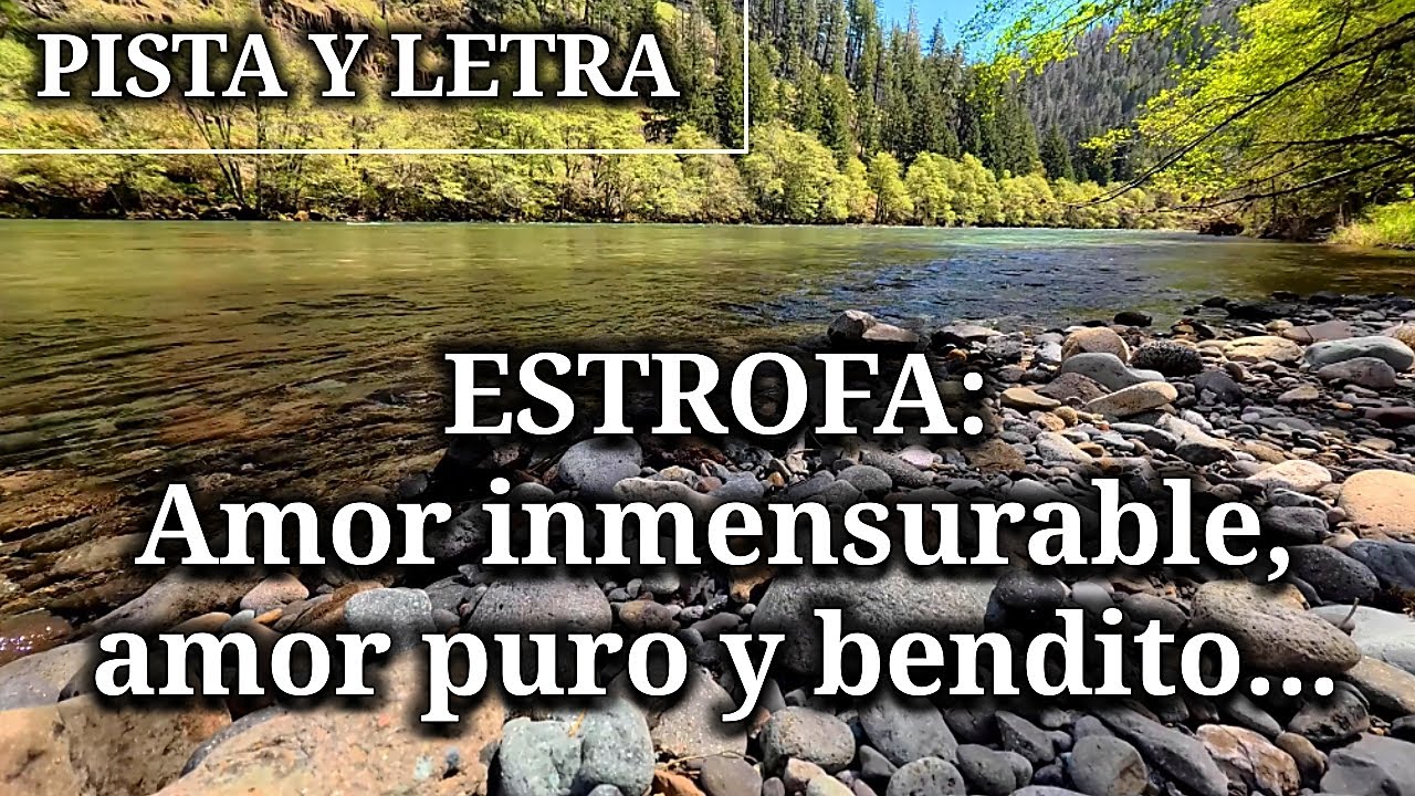 Pista - Amor Inmensurable -Los Voceros De Cristo - Su Amor Siempre Es Su Amor - KARAOKE