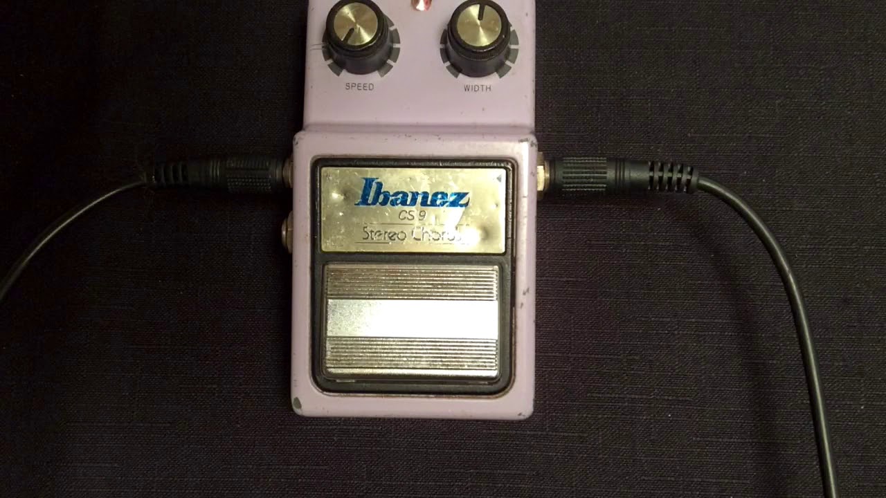 1980's Vintage Ibanez CS-9 Chorus Pedal