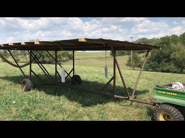 Tobacco Rail Wagon Turned Mobile Shade